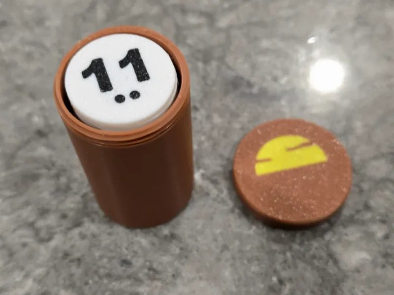 Catan Number Token Container