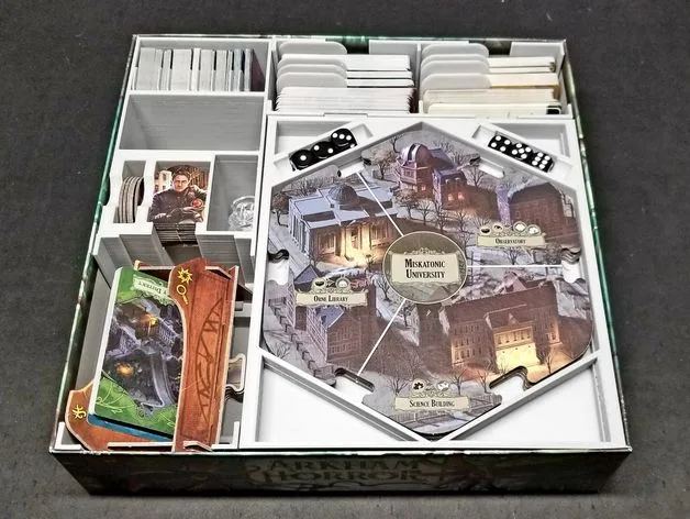 Arkham Horror 3D Printed Insert