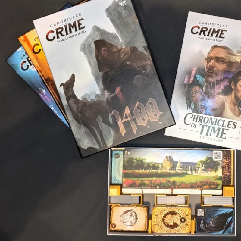 Multiple Game Box Insert - Chronicles of Crime: Millenium - 1400 + 1900 + 2400 +Time