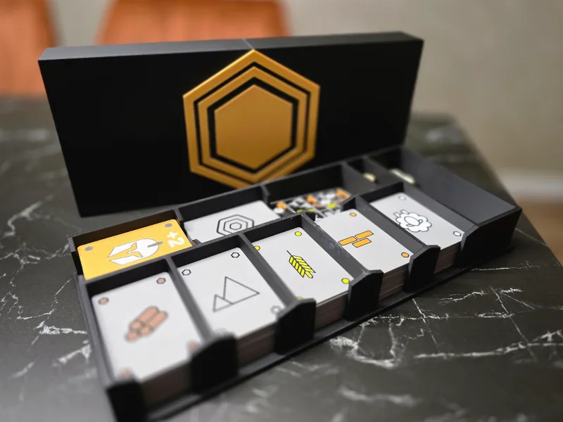 CATAN CARD HOLDER FOR 3D PRINTED CARDS