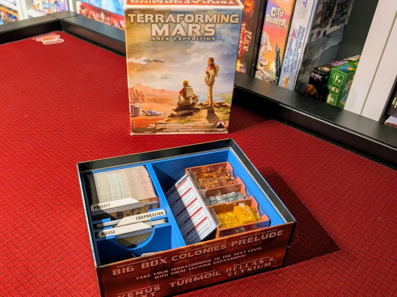 Terraforming Mars Ares Expedition Game Box Insert