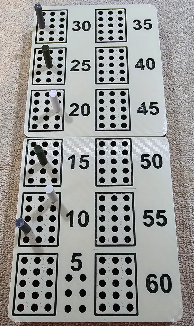 CRIBBAGE BOARD TRAVEL SIZE
