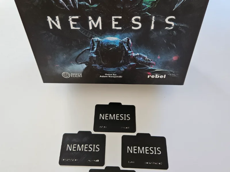 Nemesis Board Game Card Dividers