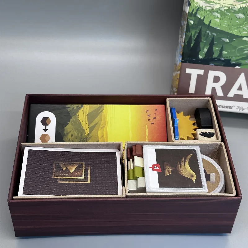 Organizer/Component Upgrades for Trails Boardgame