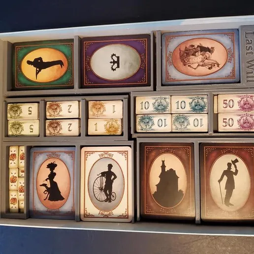 Last WIll + Last Will: Getting Sacked Board Game Insert