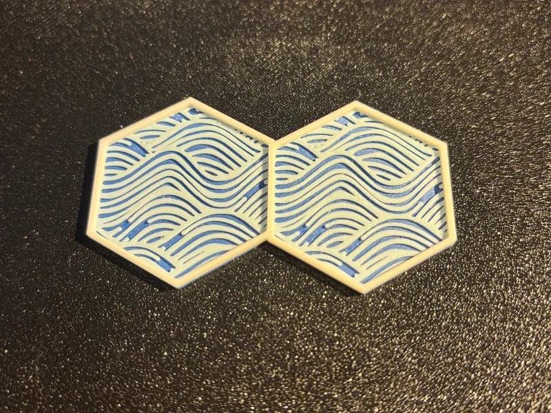 Gloomhaven - Water - 2 Hex