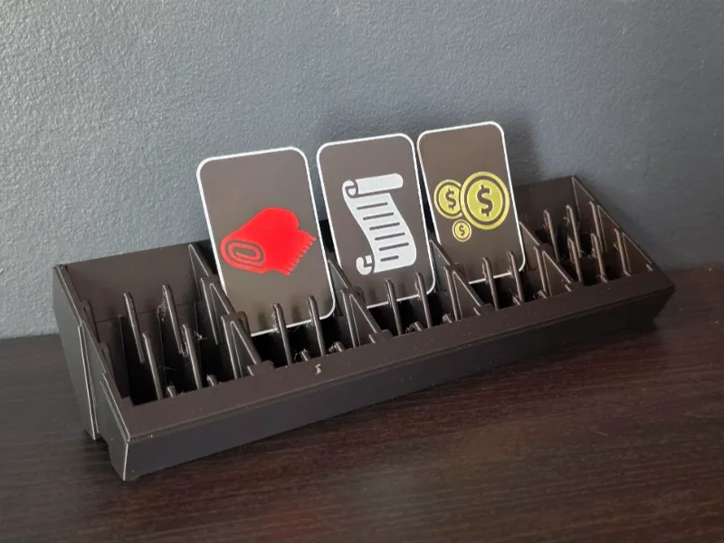 3D Catan C&K Commodity Cards