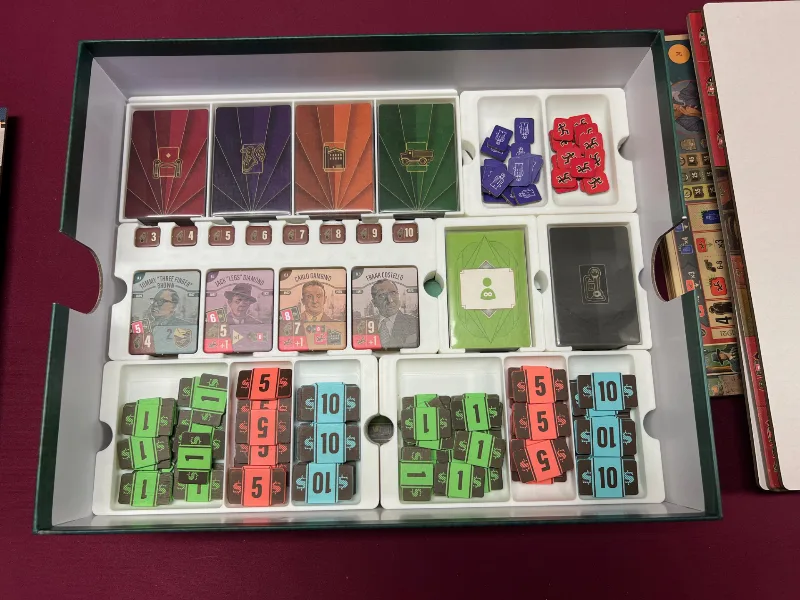 Speakeasy Boardgame Insert w/ expansions + sleeves