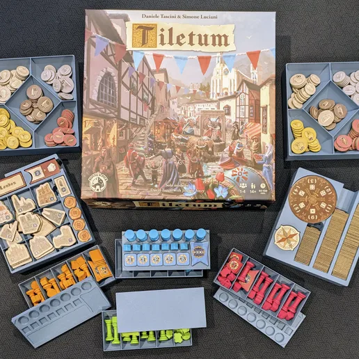 Tiletum Board Game Insert