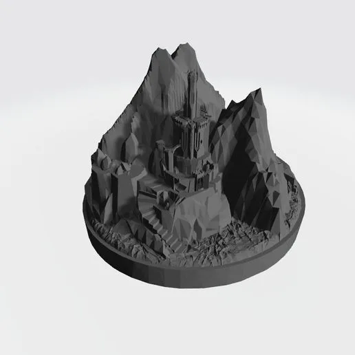 Abandoned ord castle detailed miniature compatible with War of the Ring board game