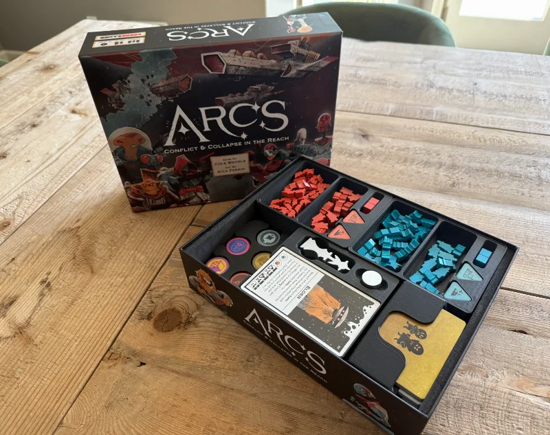 ARCS board game organizer insert