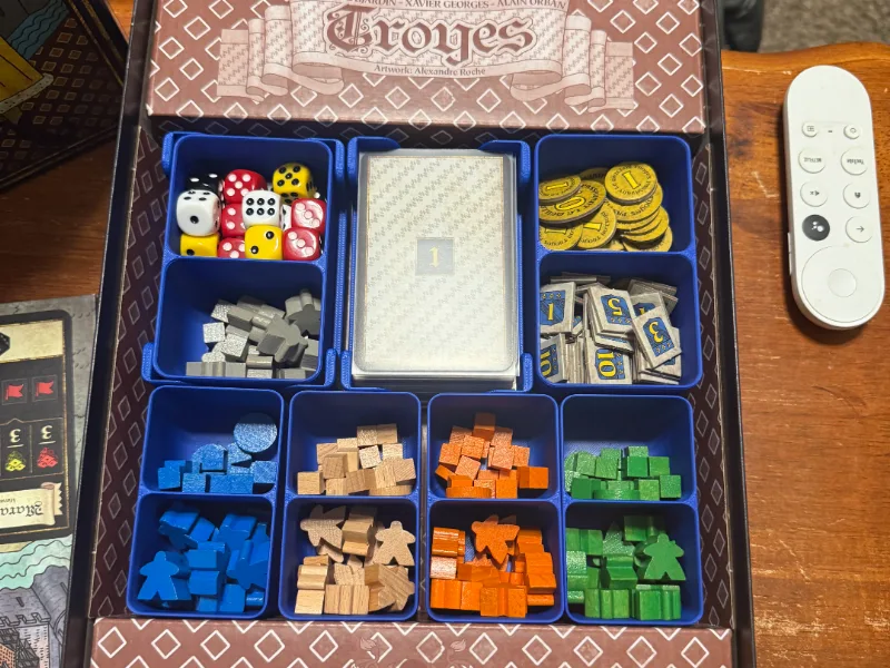 Troyes Board Game Insert