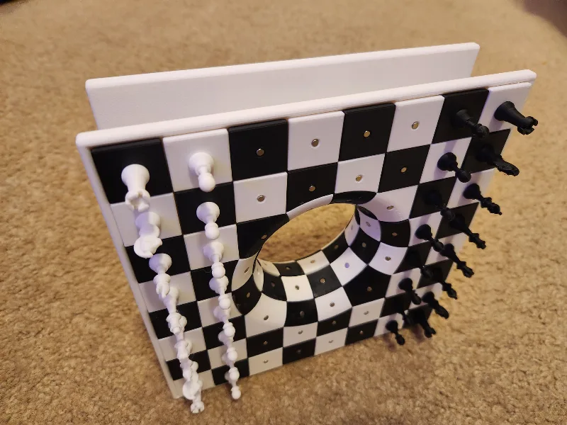 Wormhole Chess Board by DaveMakesStuff