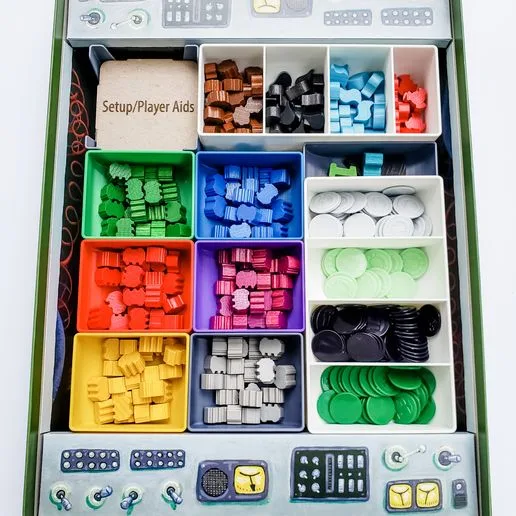Power Grid Board Game Insert Organizer