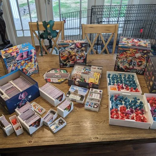 Marvel United Multiverse Organizer for the Omniverse Pledge in 3 Boxes