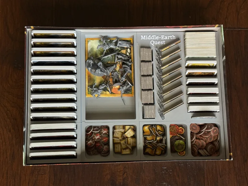 Middle-Earth Quest Board Game Organizer Insert