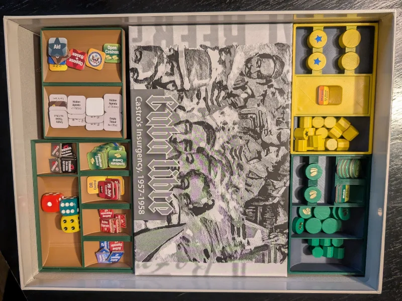 Cuba Libre Insert: Vertical Storage & Sleeved