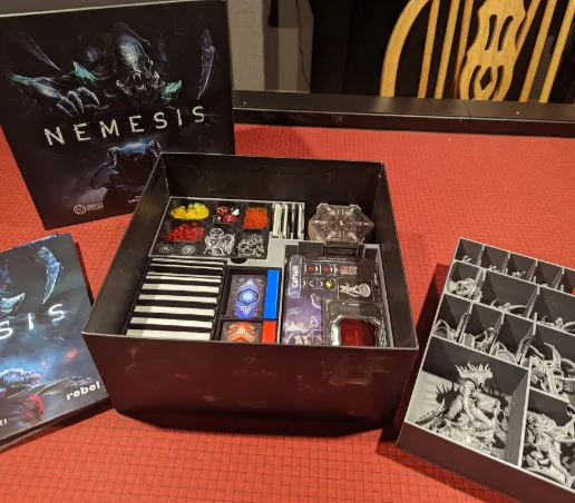 Nemesis Board Game Box Insert Organizer