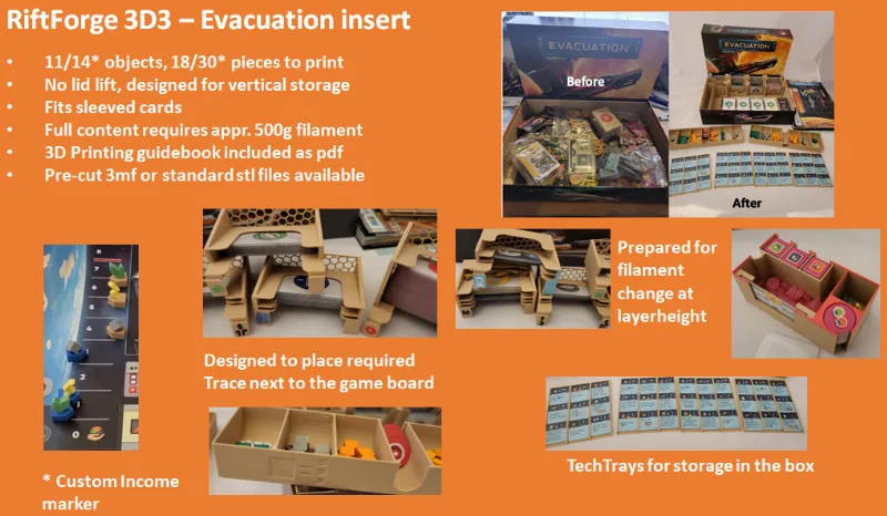 Evacuation Insert/Organizer