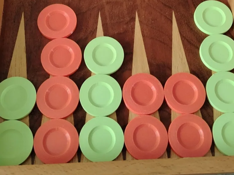 Backgammon set