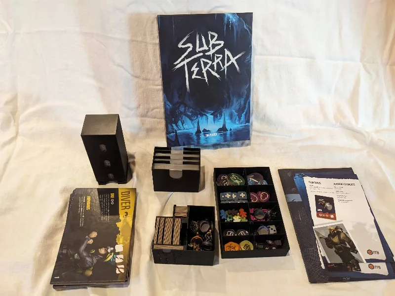 Sub Terra Board Game Everything Insert/Organizer