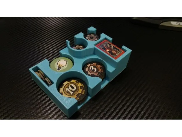 Deck and Piece holder for Steampunk Rally - Remix