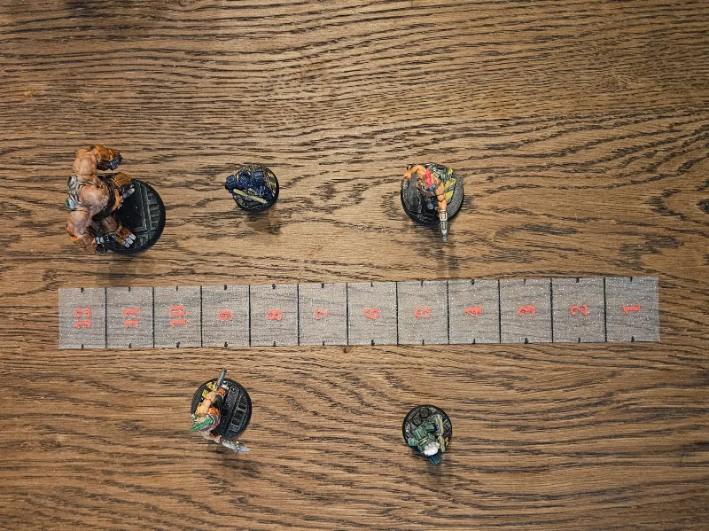 Flexible Necromunda/40k Range Ruler