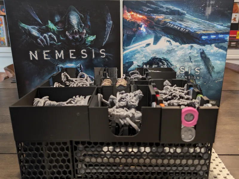 Nemesis+Aftermath Board Game Organizer