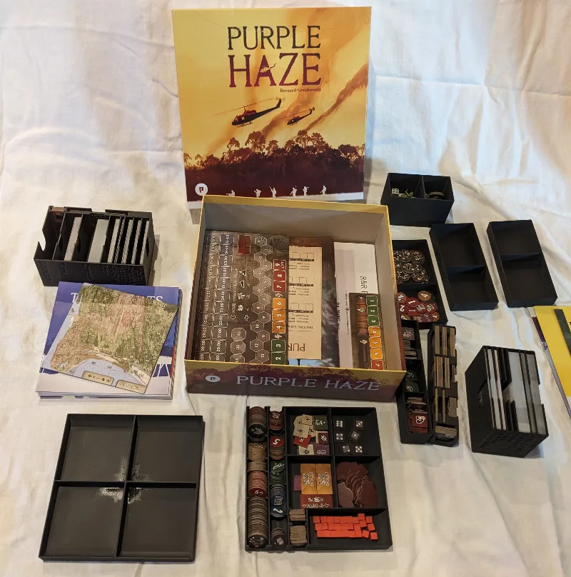 Purple Haze (Complete) Board Game Insert/Organizer