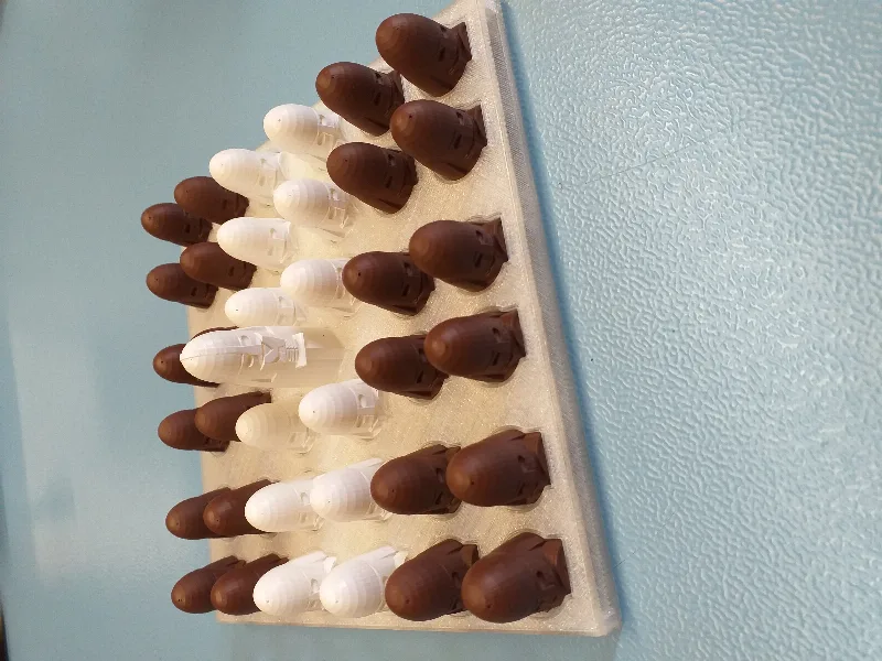 Hnefatafl figures stand