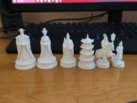 Eastern Dynasty Chess Set