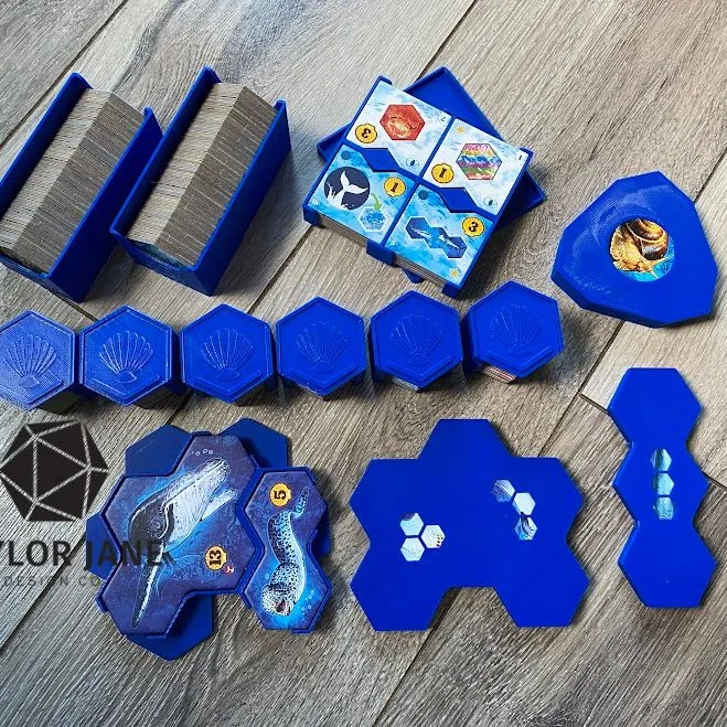 Aqua Compatible Board Game Organizer