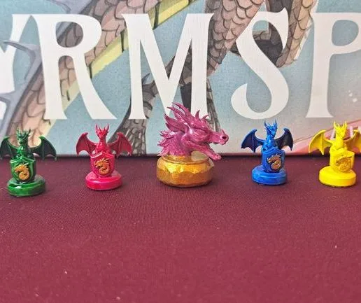 Wyrmspan - Guild tokens & Round Marker