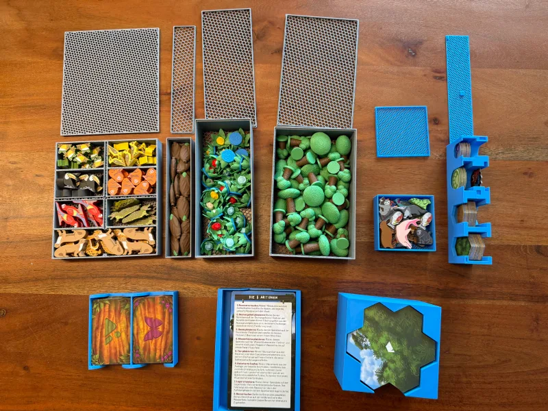 Life of the Amazonia Boardgame Inlay + Upgrade