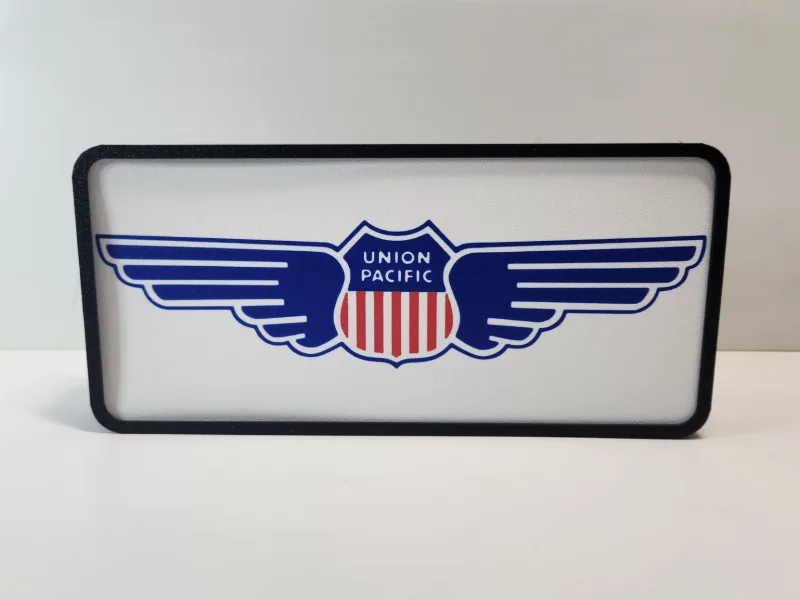Union Pacific Rail lines Light Box