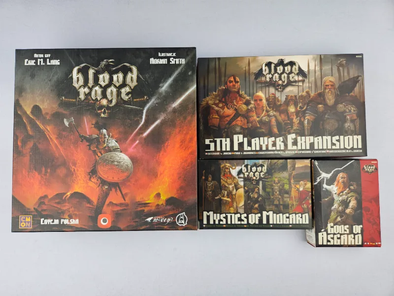 Blood Rage Insert for all retail expansions.