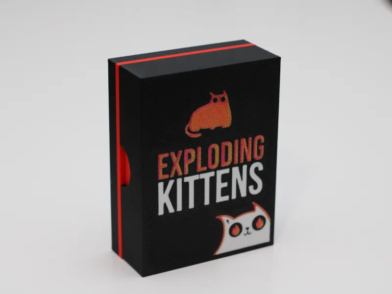 Exploding kittens card box