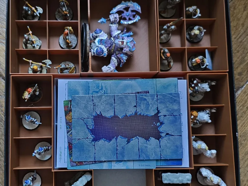 HeroQuest The Frozen Horror game storage