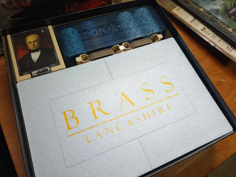 Industrial Revolution Board Game Organizer for Brass: Lancashire Deluxe Edition