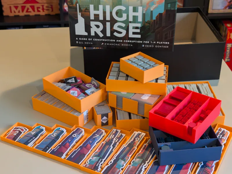 High Rise Board Game Organizer