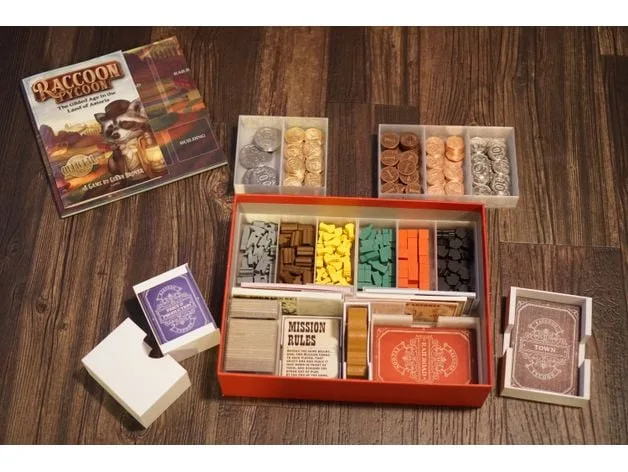 Raccoon Tycoon Board Game Organizer