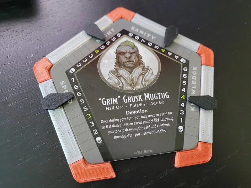 Betrayal at Baldur's Gate Character Tile Tracker