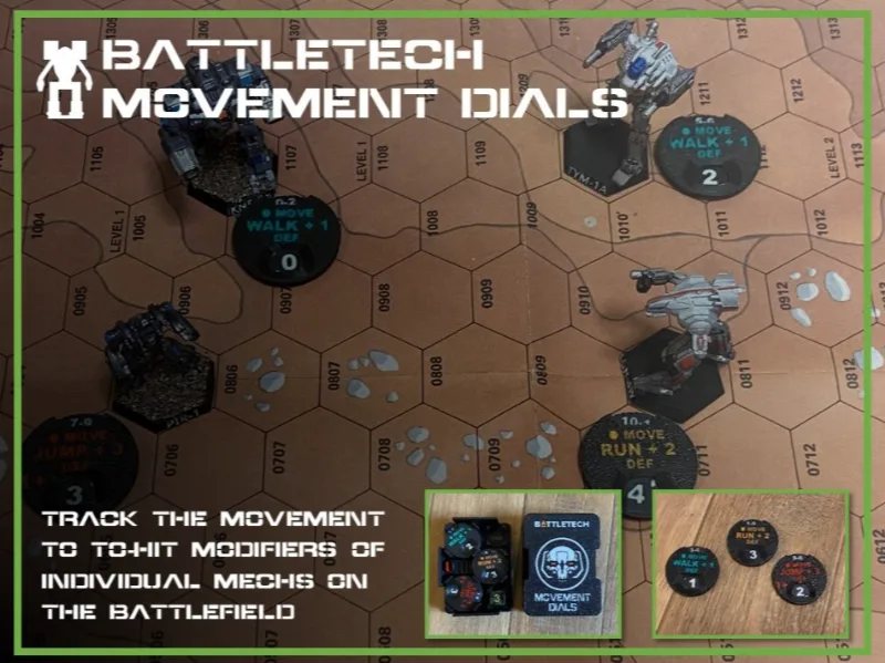 BattleTech Movement Dials
