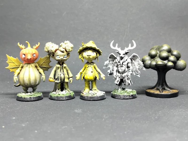 Player Pieces for Boardgame Living Forest