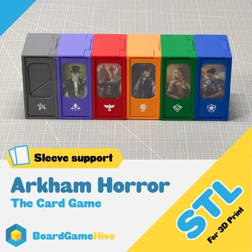 Arkham Horror Investigator Deck Box STL (Digital File)