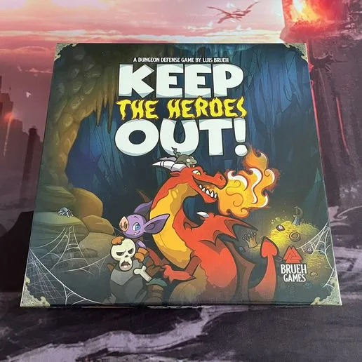 Keep The Heroes Out Deluxe Insert - German/English