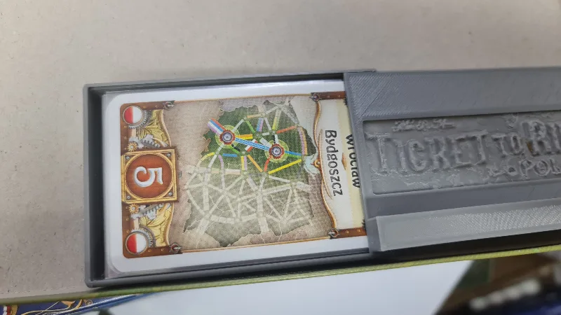 Insert for boardgame Ticket to Ride Map Collection 6½: Poland V.2