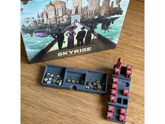 Skyrise Board Game Insert