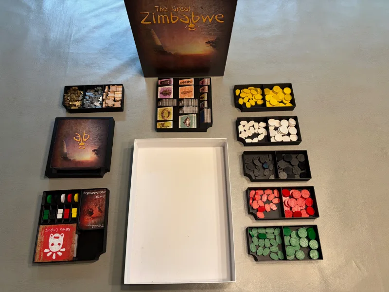 The Great Zimbabwe Board Game Insert