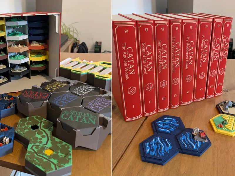 Settlers of Catan Bookcase Edition - base & 4-5 p